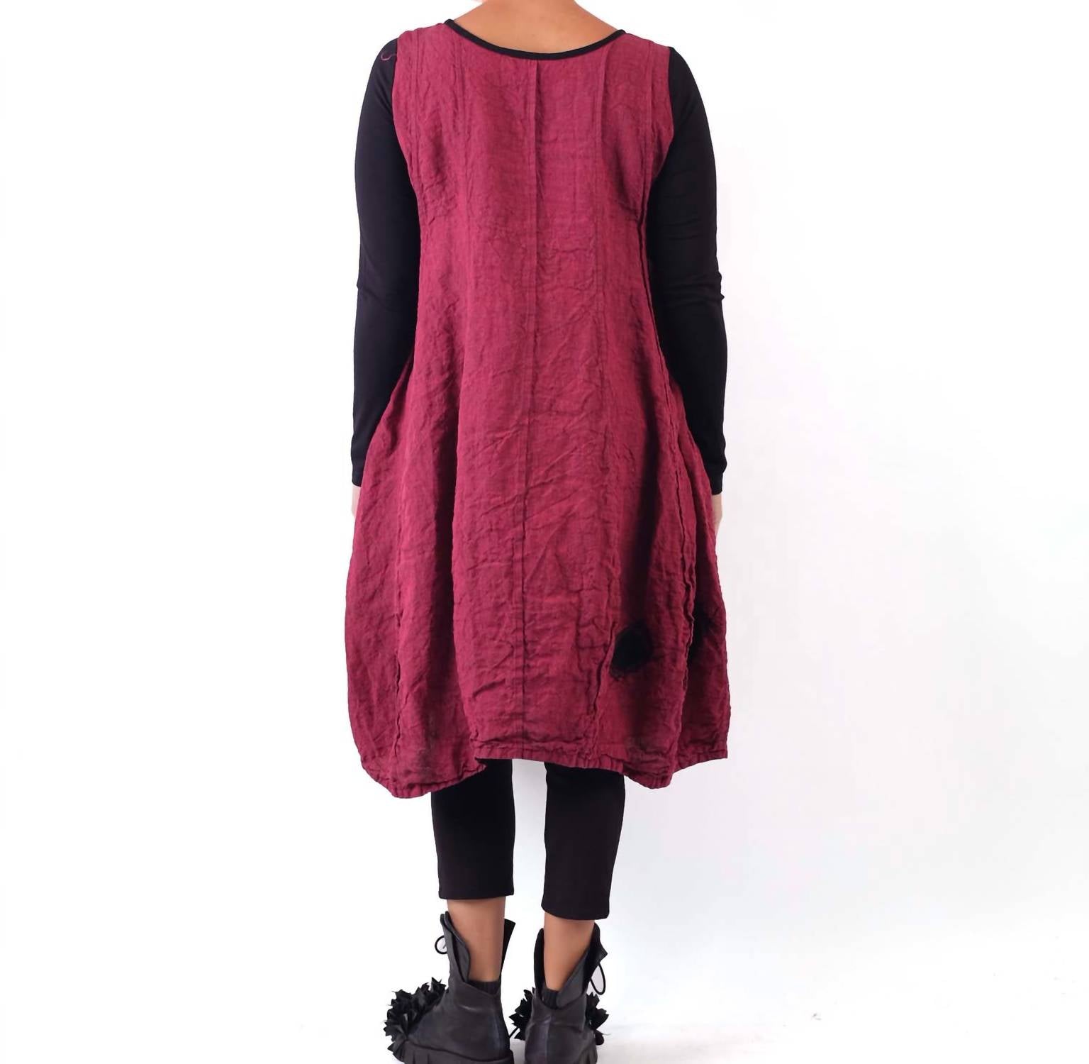 Mara Gibbucci - Linen Long Sleeve Dress
