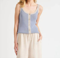 Splendid - Nevin Contrast Sweater Tank Top