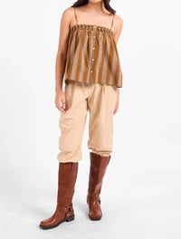 Sadie & Sage - Terra Rose Button-front Cami Top