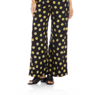 Karen Kane Wide-leg Pants - Petite in print - women's pants