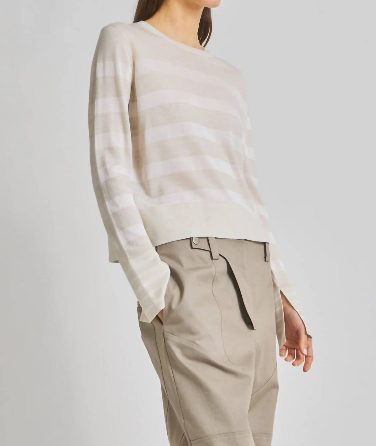 Saint Art - Odette Striped Knit Sweater