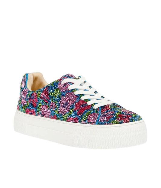 Betsey Johnson - Women Sidny Rhinestone Sneakers