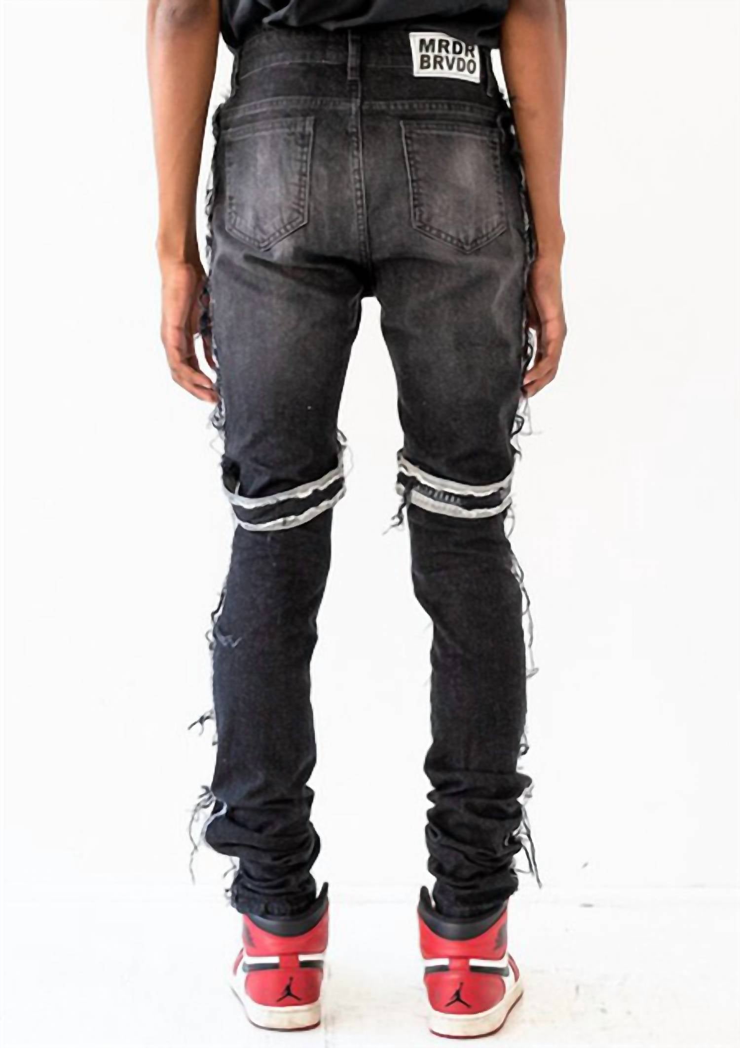 Who Decides War - Gnarly Destroyed Denim Jeans