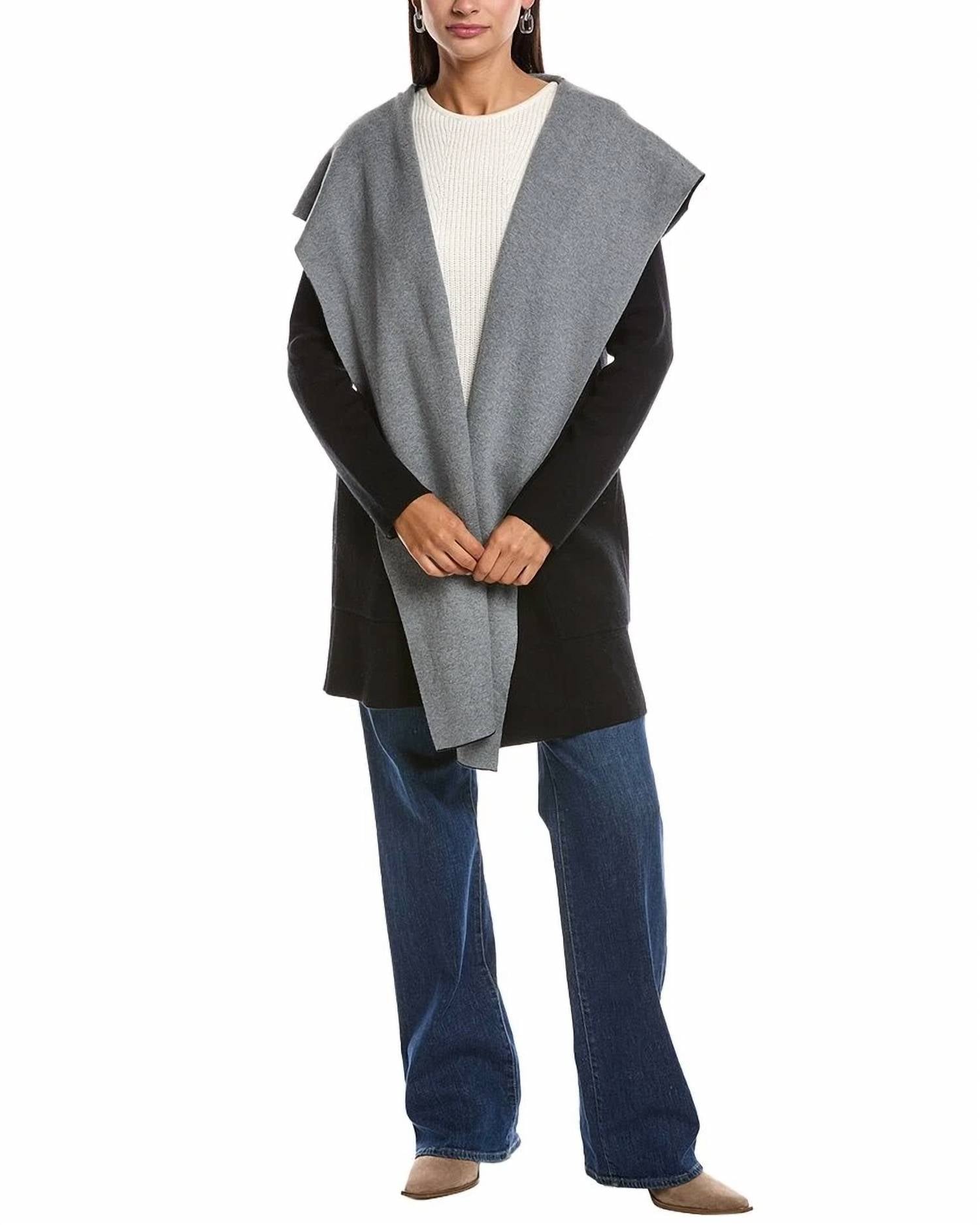 Minnie Rose - Hooded Cardigan