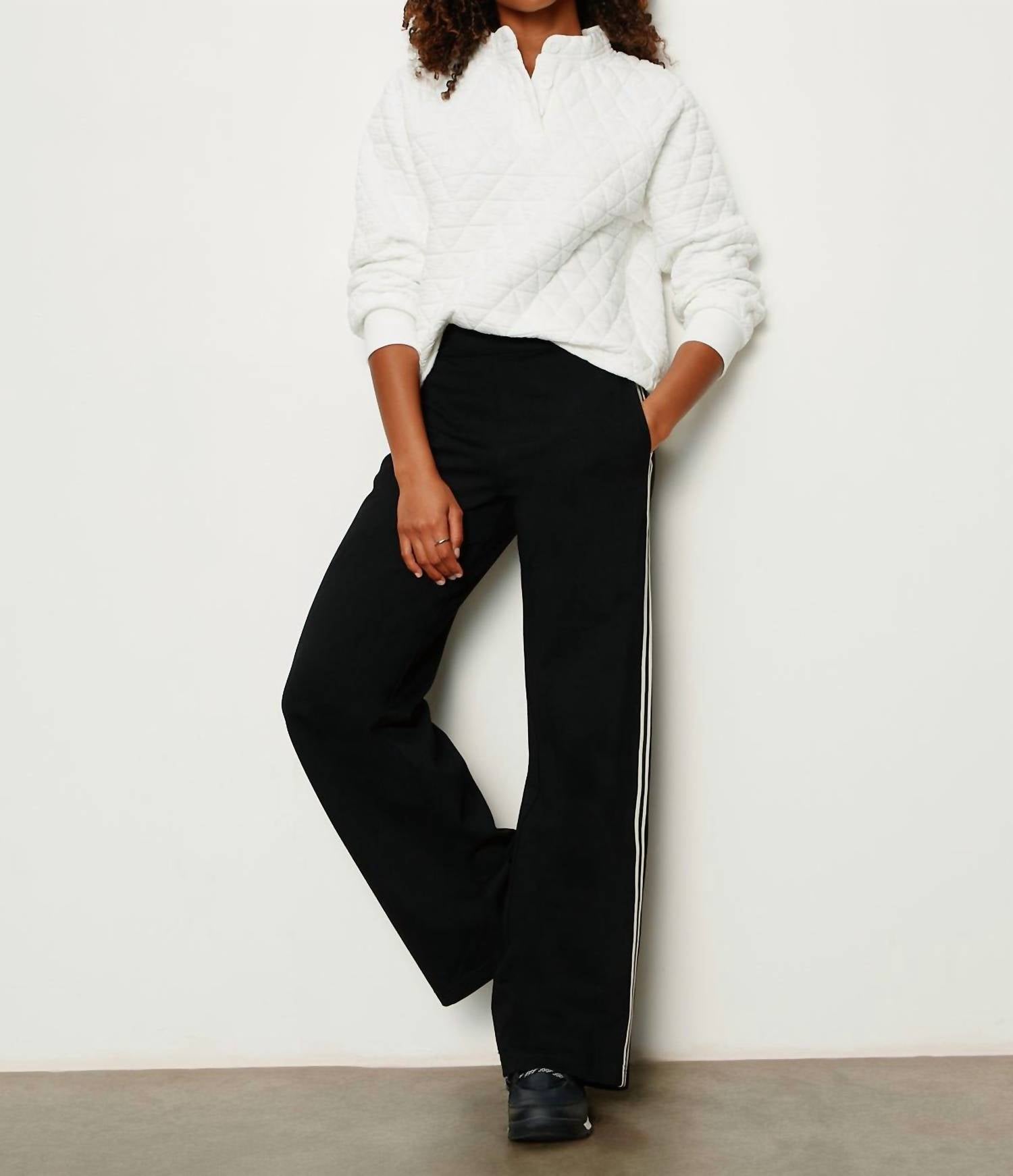 Sanctuary - Quilted Button Pullover