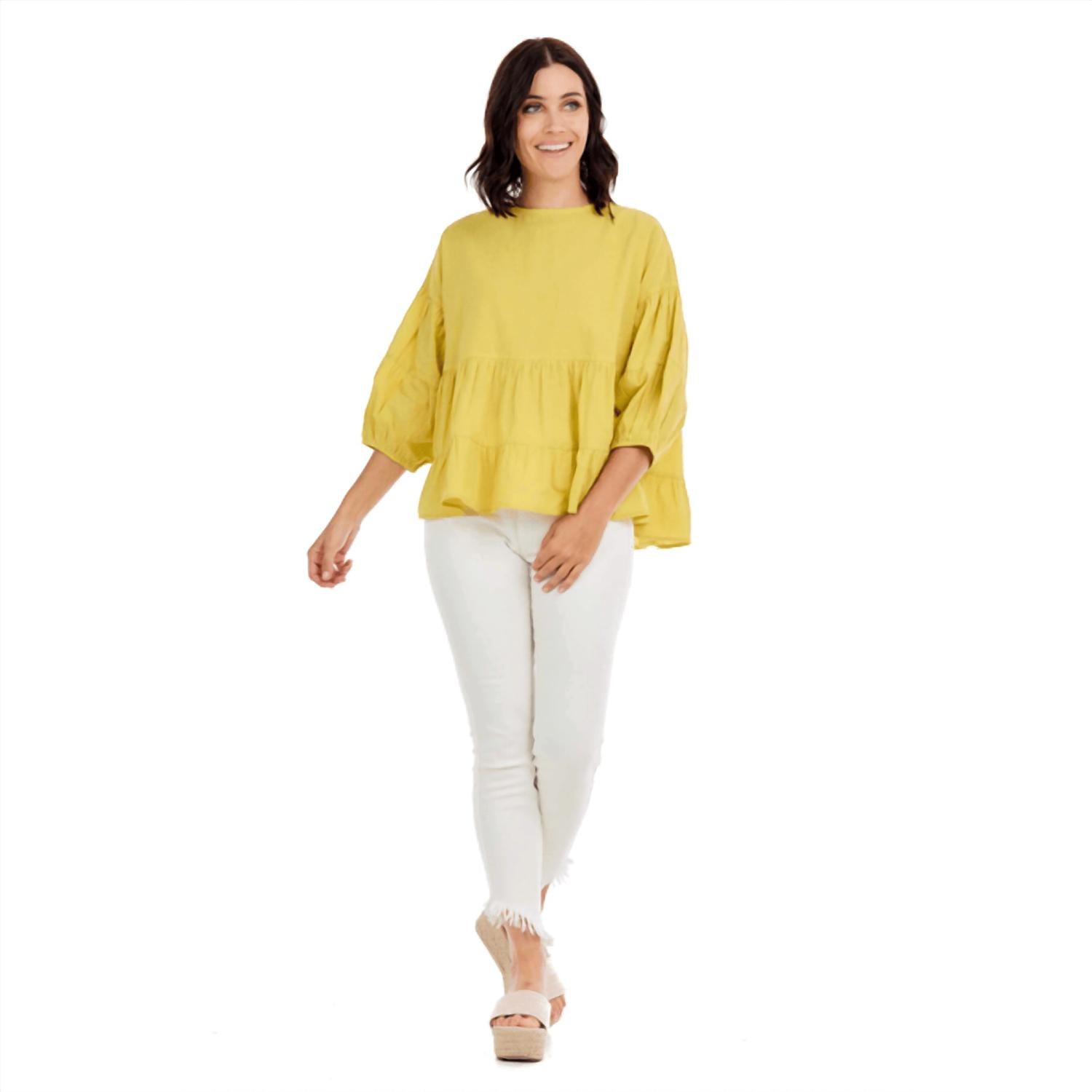 Mudpie - Stoney Flounce Top