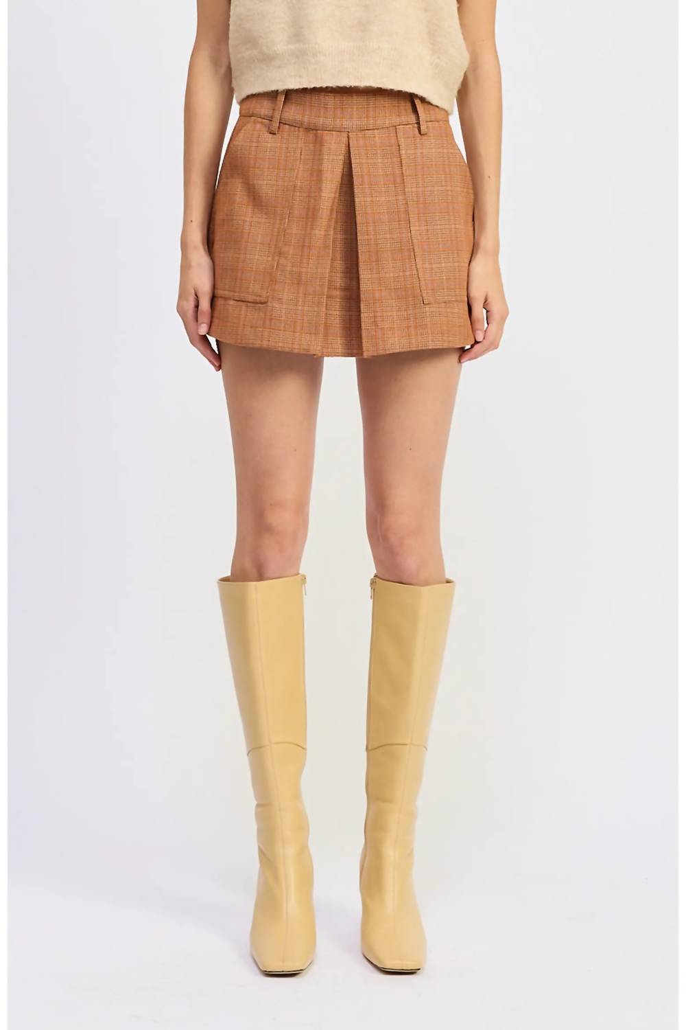 Jacquie The Label - Leighton Plaid Skort
