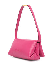 MARNI Women's Small Leather Prisma Crossbody Bag in pink - women's bag - alternate view