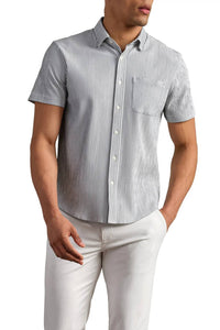 Rhone - Commuter Seersucker Short Sleeve Button Down Shirt
