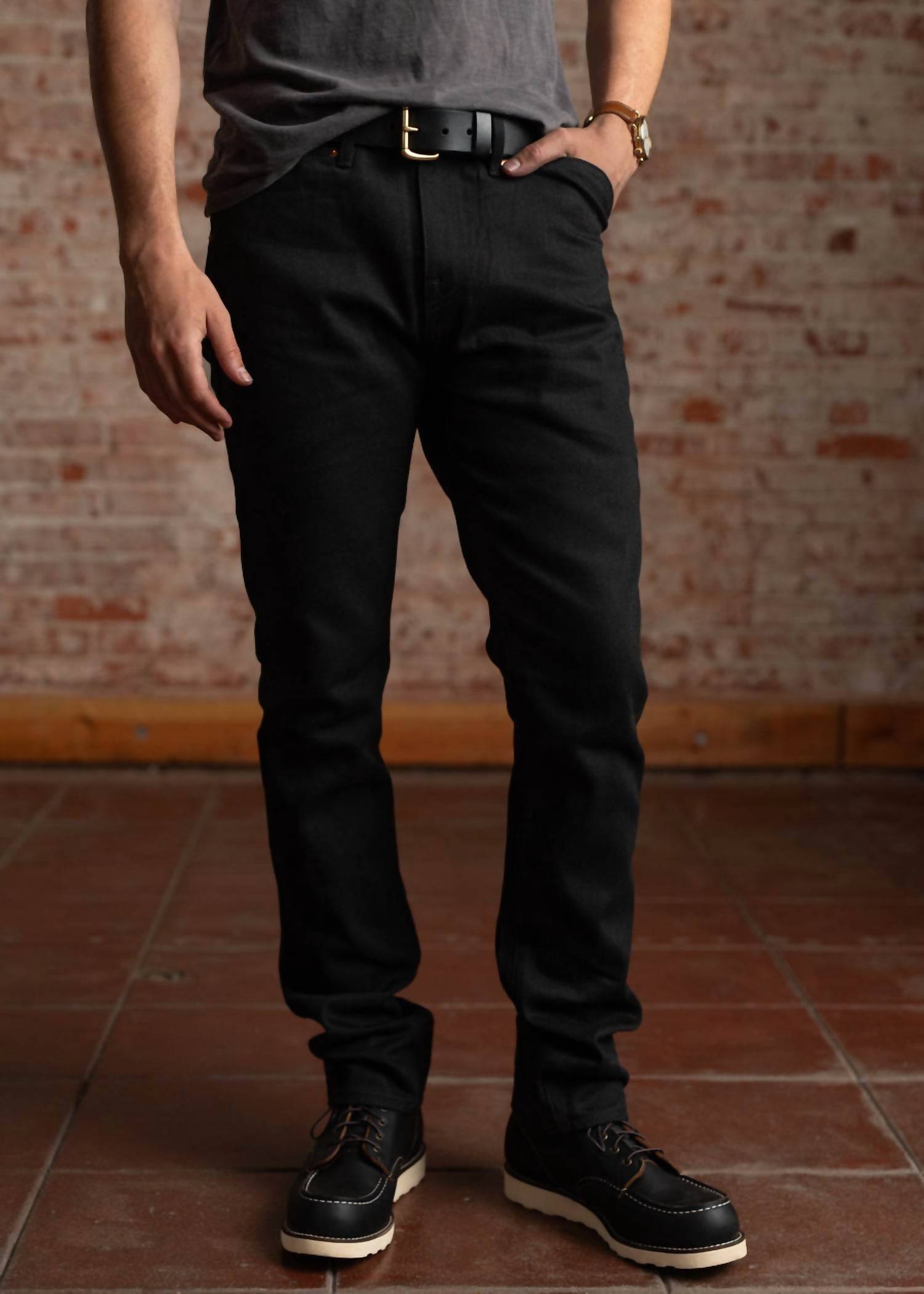 Iron & Resin Enduro Reinforced Denim Jeans in black - men's jeans