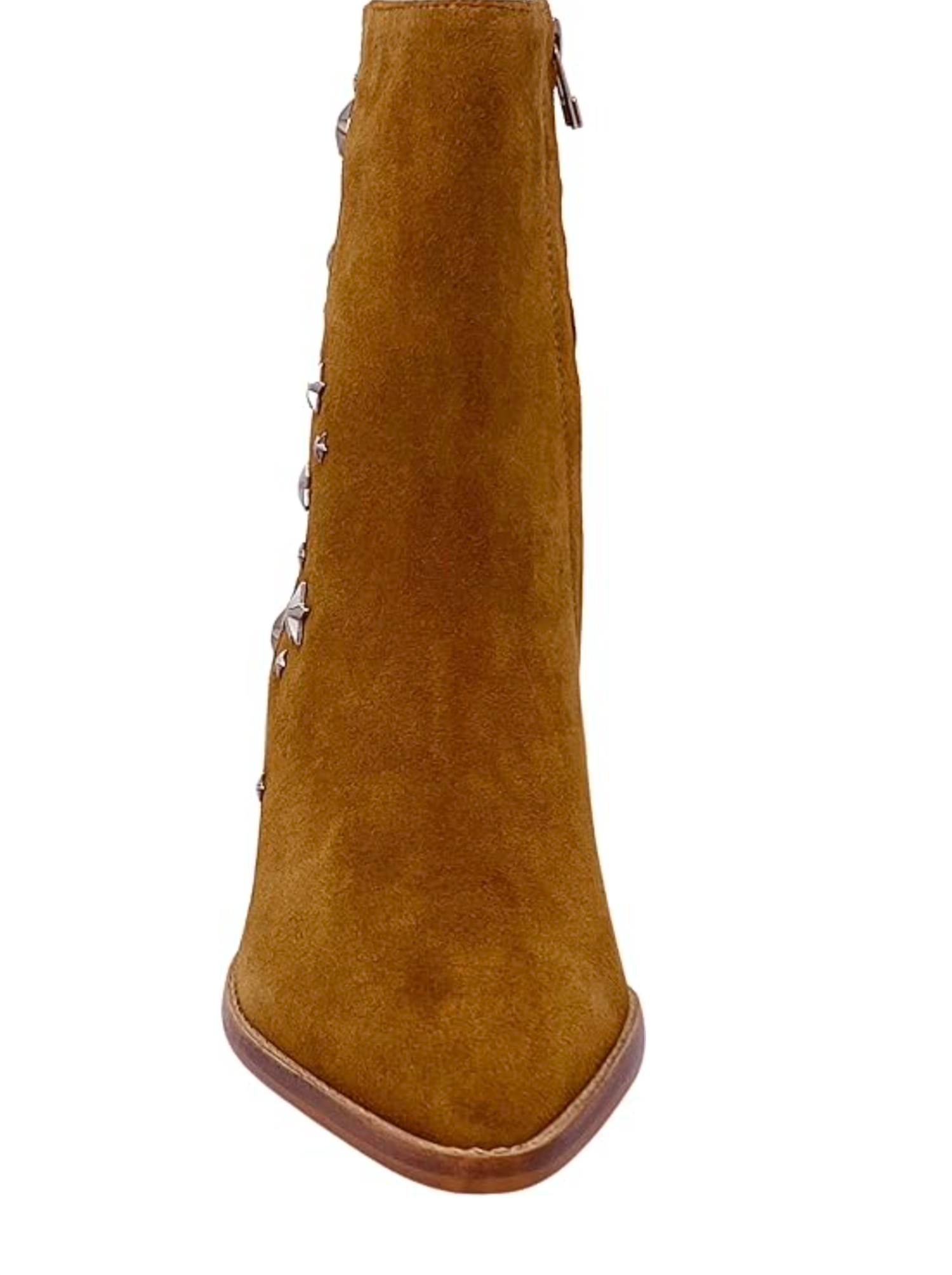 Matisse Women's Caty Boots in fawn suede - women's shoe - detail view