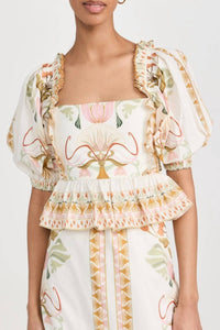Lug Von Siga - Daphne Printed Cotton Top