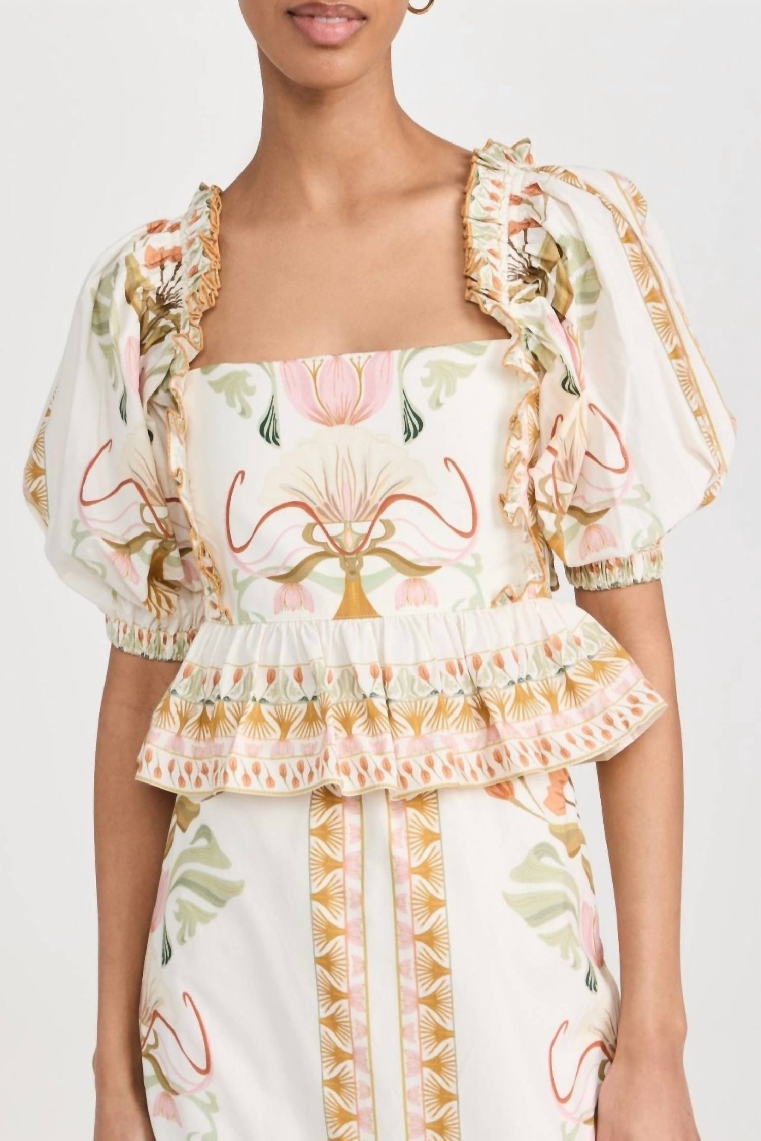 Lug Von Siga - Daphne Printed Cotton Top
