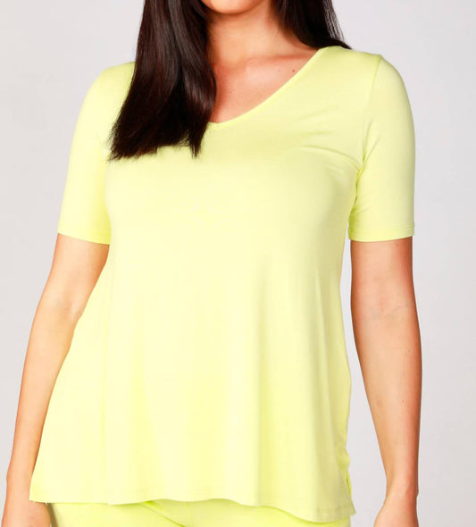 Short Sleeve V-Neck T Shirt