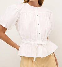 Marie Oliver - Wills Button Front Top