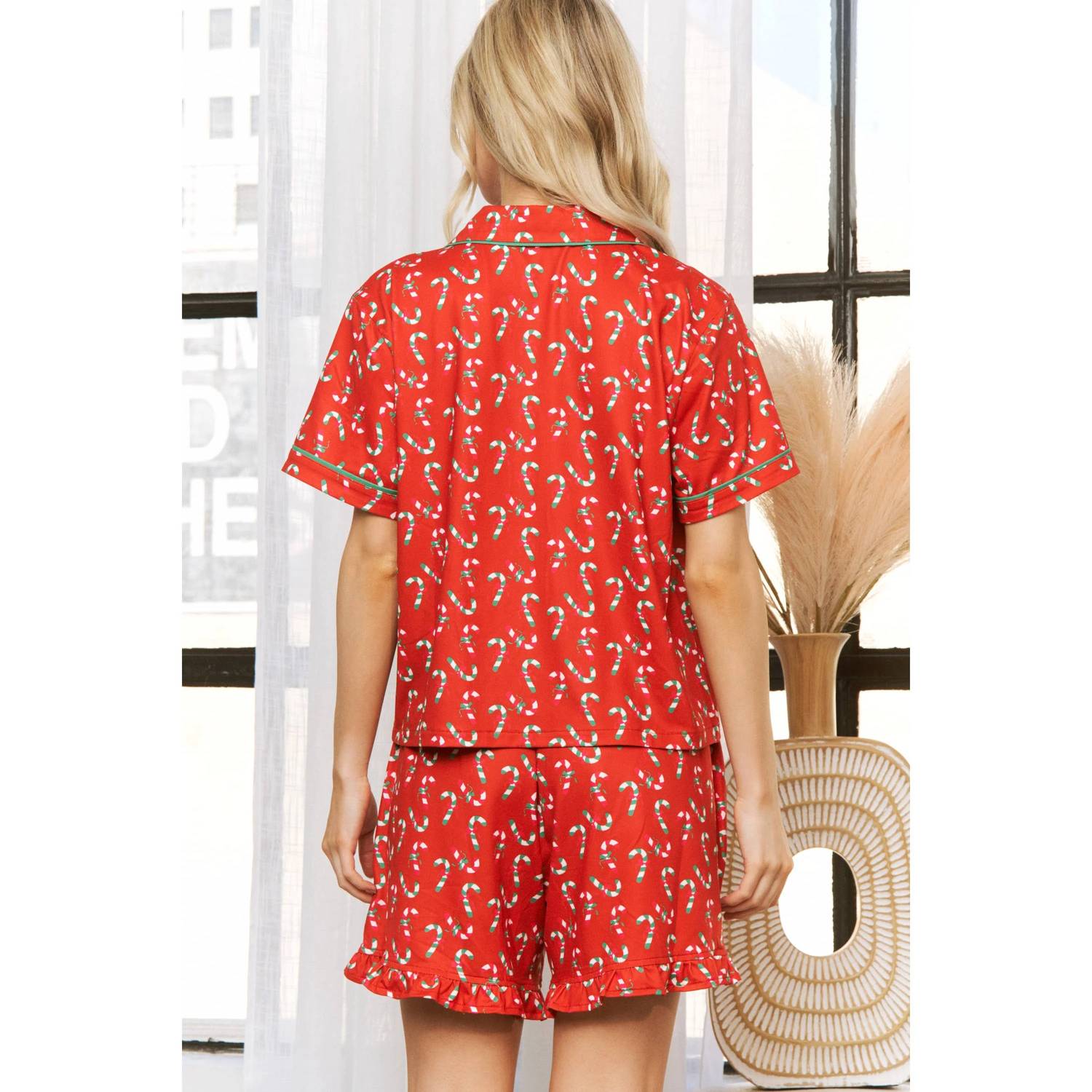 Sweet Generis - Candy Cane Christmas Pajama Set