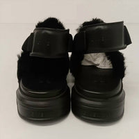 Givenchy Men's Marshmallow Hoya Shearling-lined Suede Mules in black - men's loafer - view 5