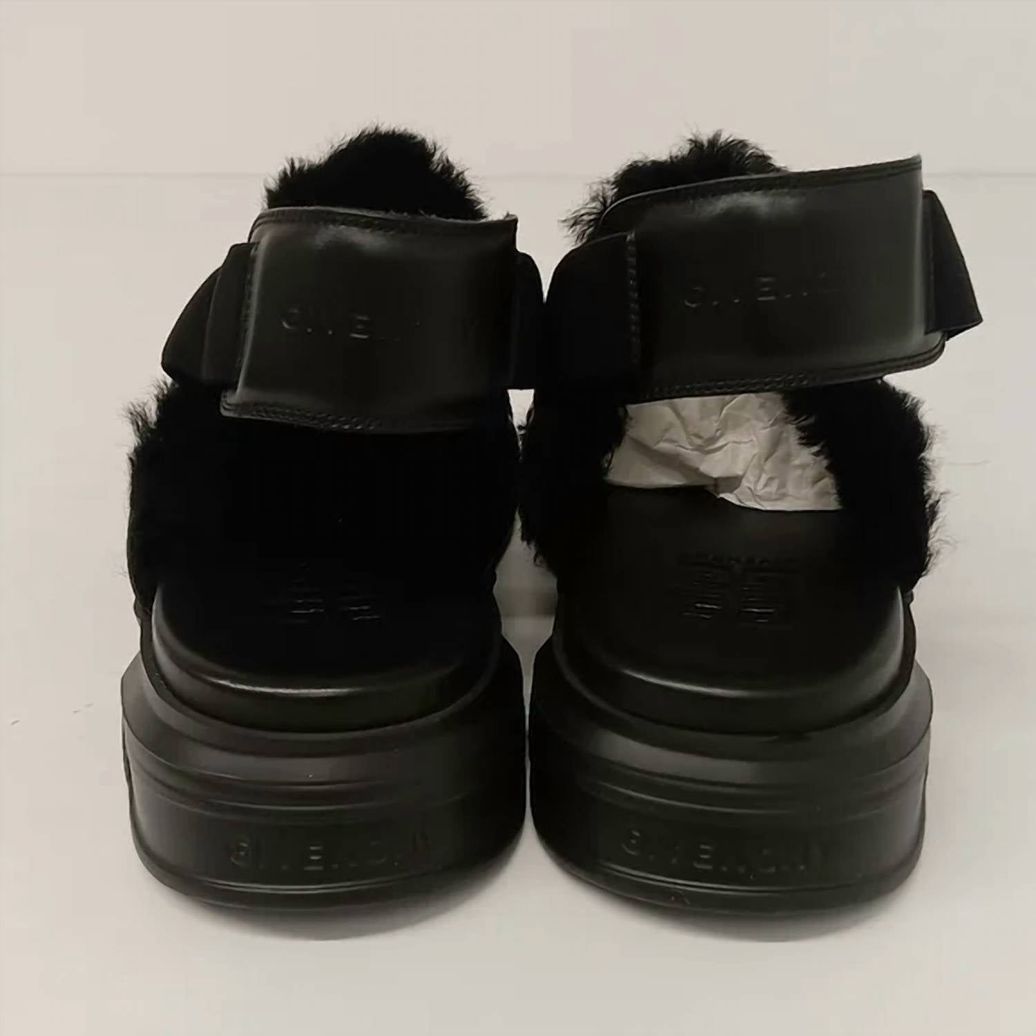 Givenchy Men's Marshmallow Hoya Shearling-lined Suede Mules in black - men's loafer - view 5