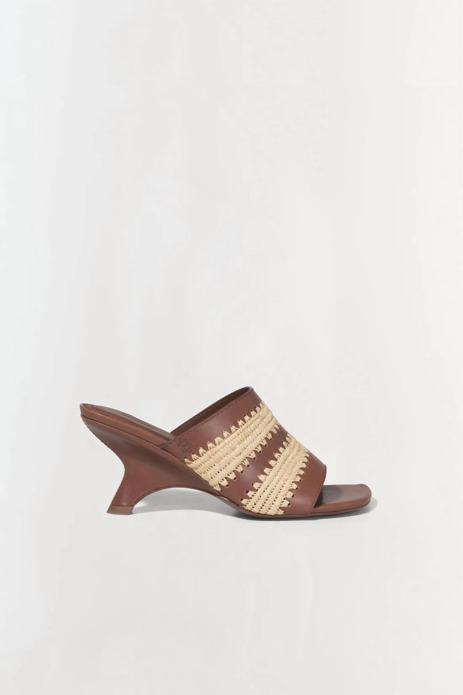 Simkhai - Women's Shadow Mule Raffia Sandal