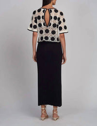 Eleven Six - Peruvian Cotton Crochet Top