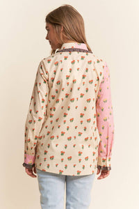 J.Nna - Annie Printed Button-Up Top