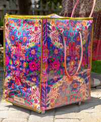 Natural Life Women's Rolling Tote Bag in multi - women's bag - detail view