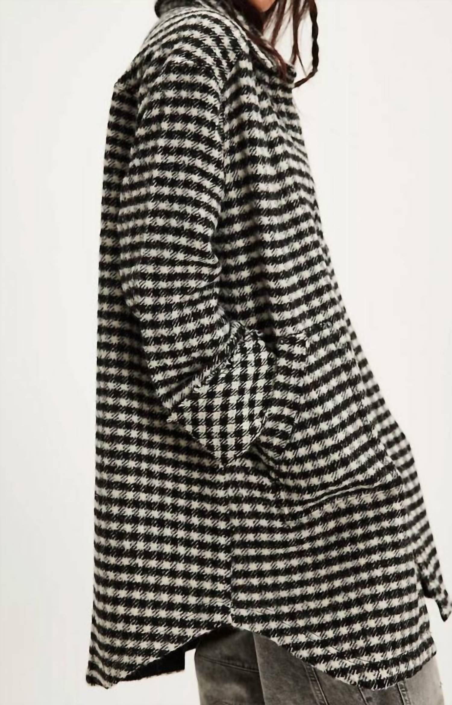 Free People - Get Around Houndstooth Shacket