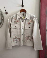 Stetson Rodeo Days Embroidered Jacket in beige - women's jacket - view 7