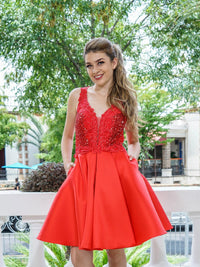 Nova Vogue - V-neck Bodice Dress