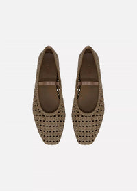 Vince - Leather Mary Jane Ballet Flat