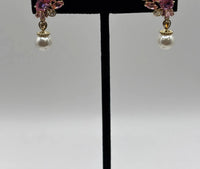 Swarovski - Women's Gema Cherry Blossom Drop Earrings