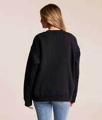 ARIAT The Outlaw Crew Neck Sweatshirt in black - women's top - alternate view