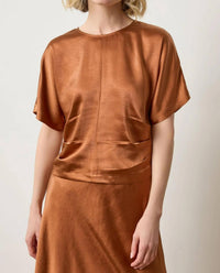 Lilla P - Satin Dolman Top