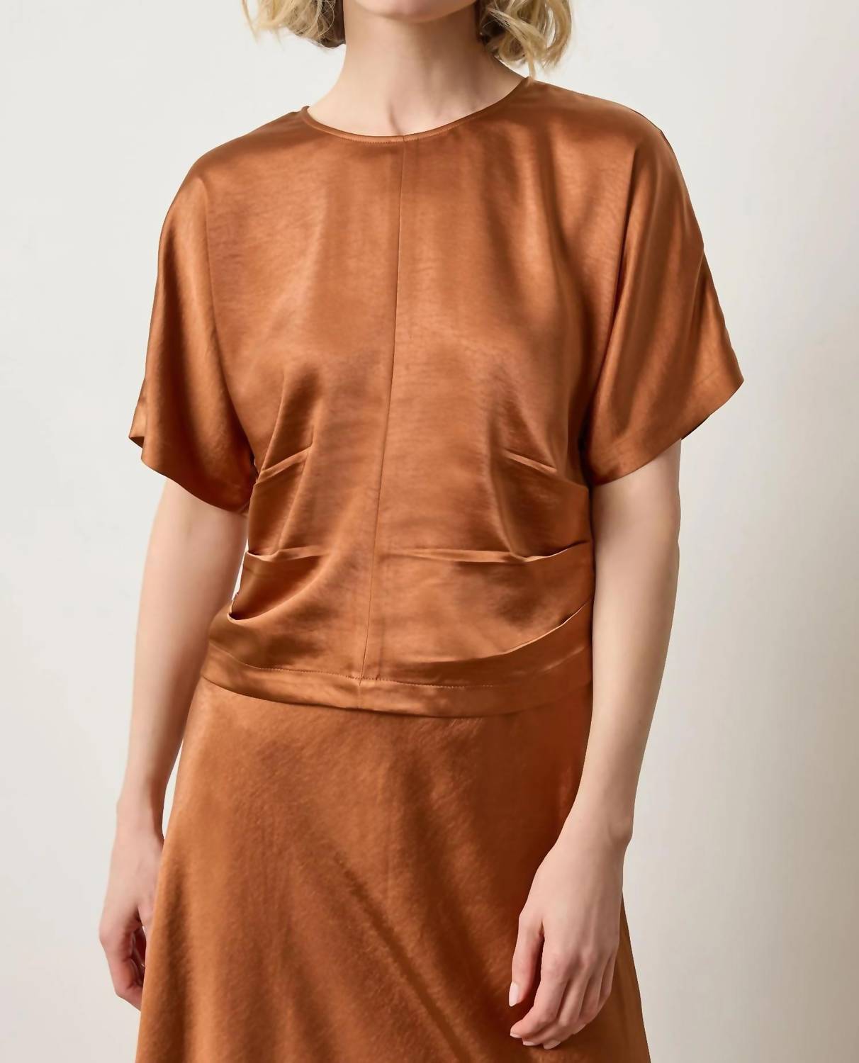 Lilla P - Satin Dolman Top
