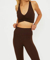 Beach Riot - Mindy Ruched Racerback Sports Bra