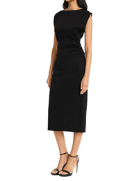 Donna Morgan - Ruched Cap Sleeve Dress