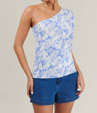 Sugarlips - Azul One Shoulder Blouse