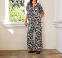 Karen Kane - Satin Short Sleeve Peasant Top - Petite
