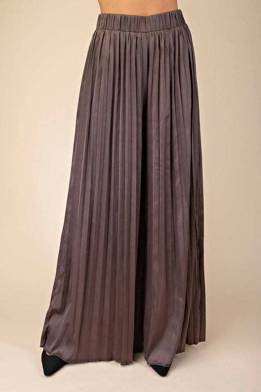 Nyland - Reese Pleats Pants W/ Elastic Waist