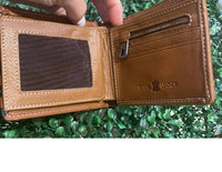 Montana West - Men's Embossed American Flag Rfid Leather Wallet