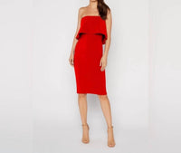 Likely - Strapless Ruffle Driggs Dress