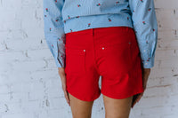Tribal - FLY FRONT SHORTS