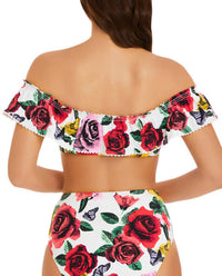 Vera Bradley - Layla Off Shoulder Bandeau Bikini Top
