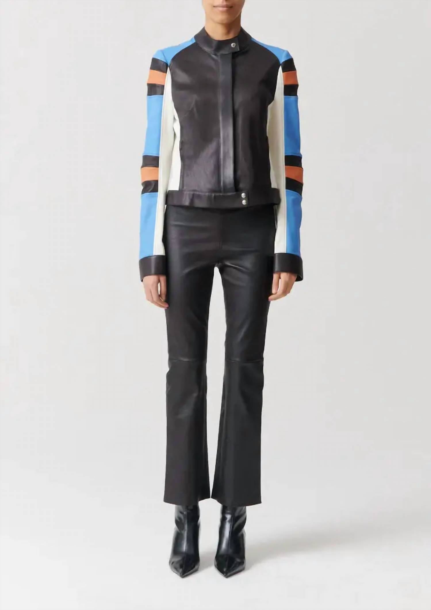 Stouls - Jp Twenty Cropped Leather Flared Pants