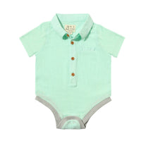 Me & Henry - Boy's Helford Woven Onesie