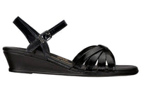 Sas - Women's Strippy Quarter Strap Wedge Sandal