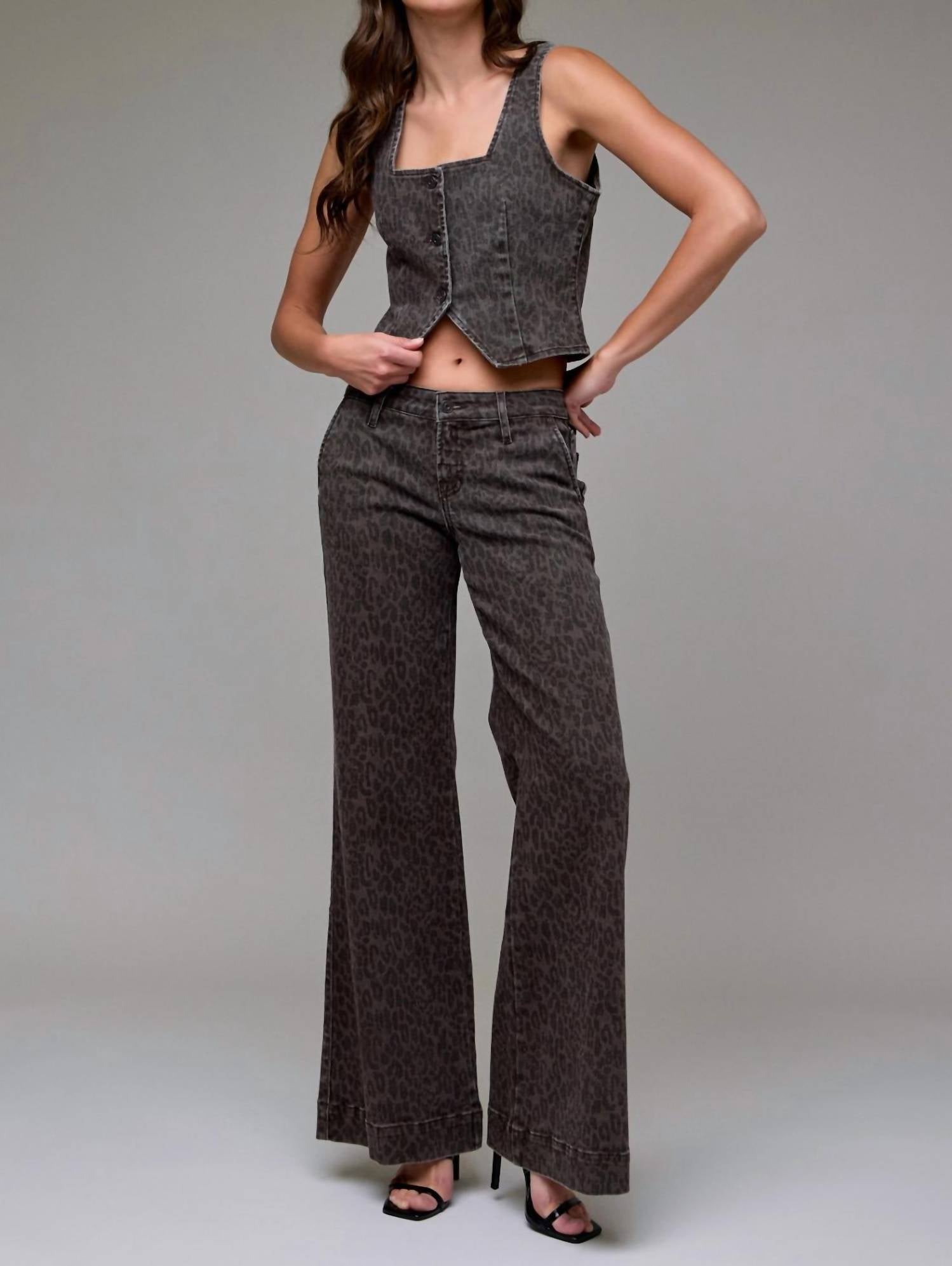 Hidden - Low Rise Stretch Flare Jeans
