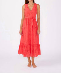 Lovestitch - LOLA EYELET MIDI DRESS