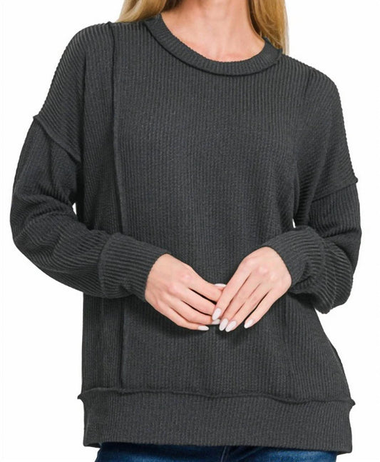 Zenana - Mia Corded Pullover