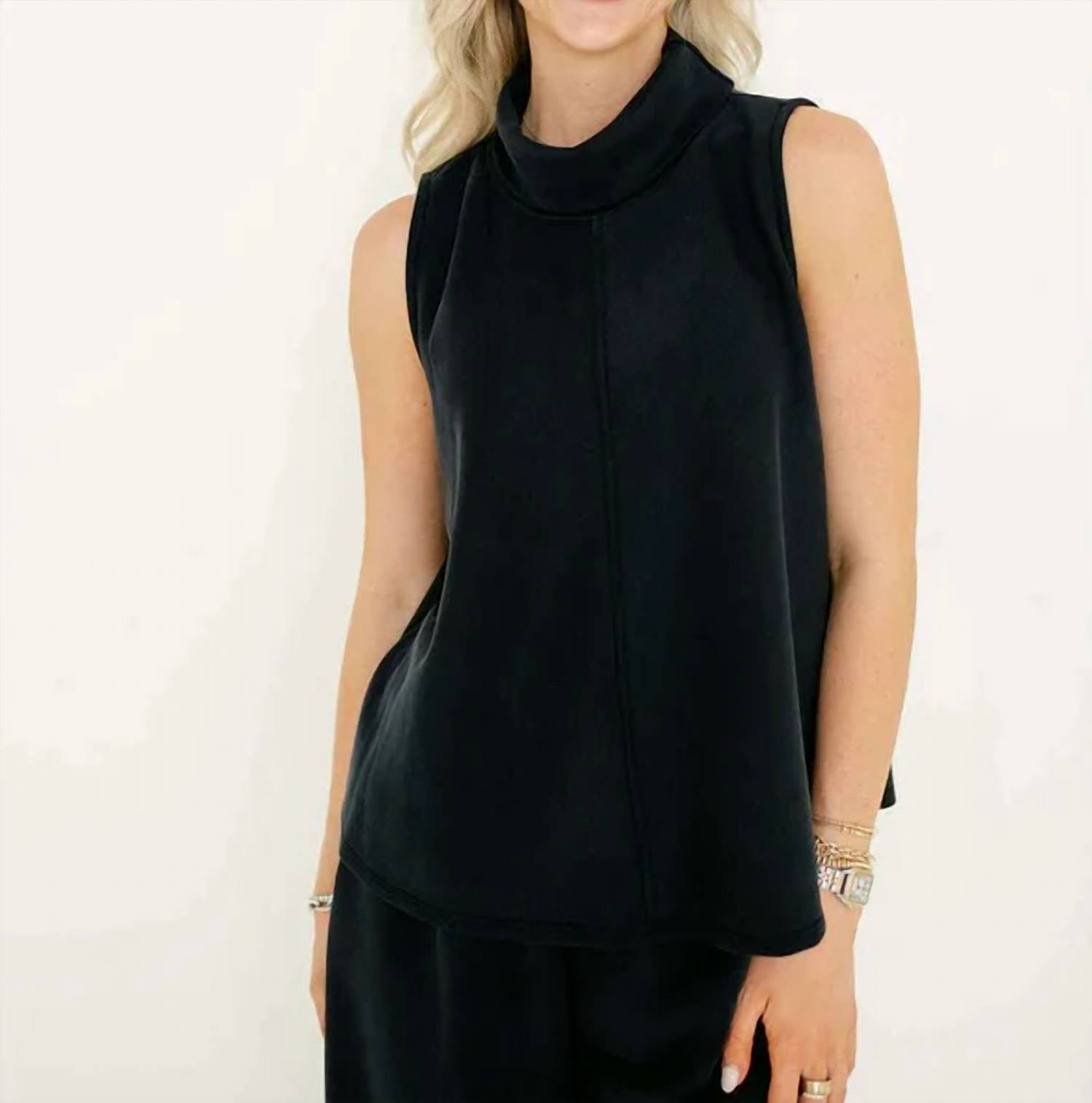 Karlie - Scuba Sleeveless Top